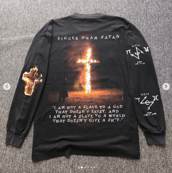 Band Tees Marylin Manson Bigger Than Satan Size US L / EU 52-54 / 3 - 2 Thumbnail