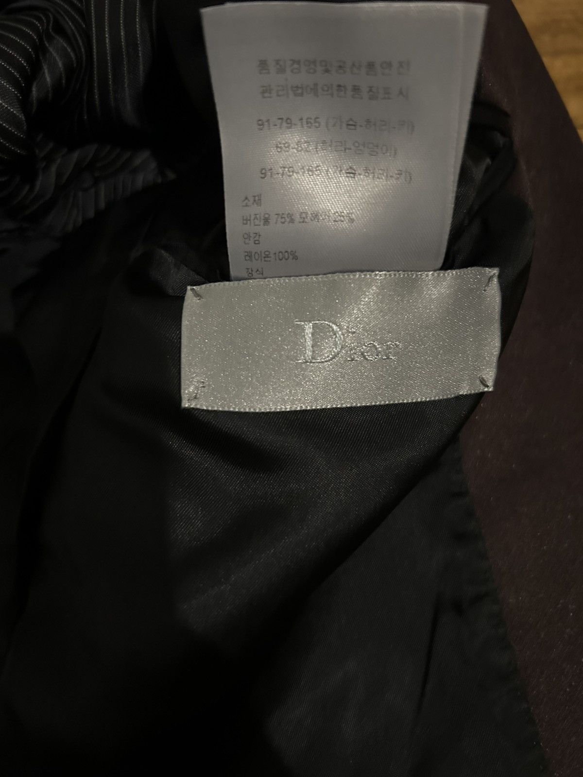 Dior Dior homme burgundy suit Size 44S - 2 Thumbnail