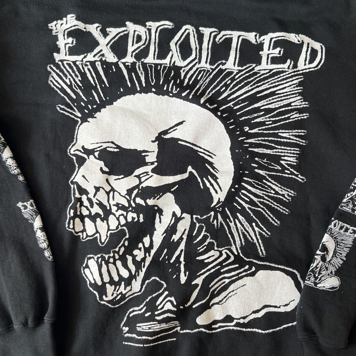 Other Vintage 90s The Exploited Hoodie Sweatshirt Size US L / EU 52-54 / 3 - 5 Thumbnail