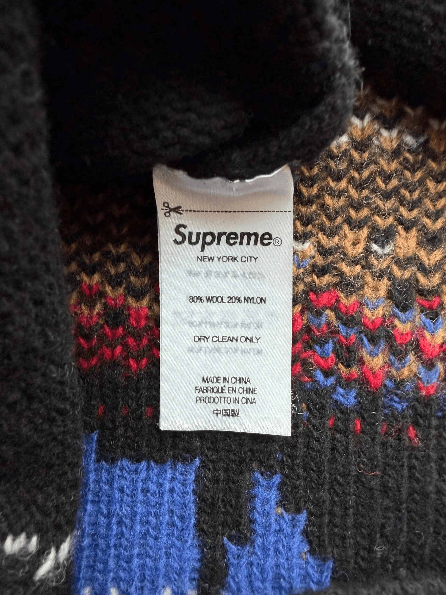 Supreme × Yohji Yamamoto Supreme x Yohji Yamamoto Tekken King Knit Sweater Size US M / EU 48-50 / 2 - 7 Thumbnail