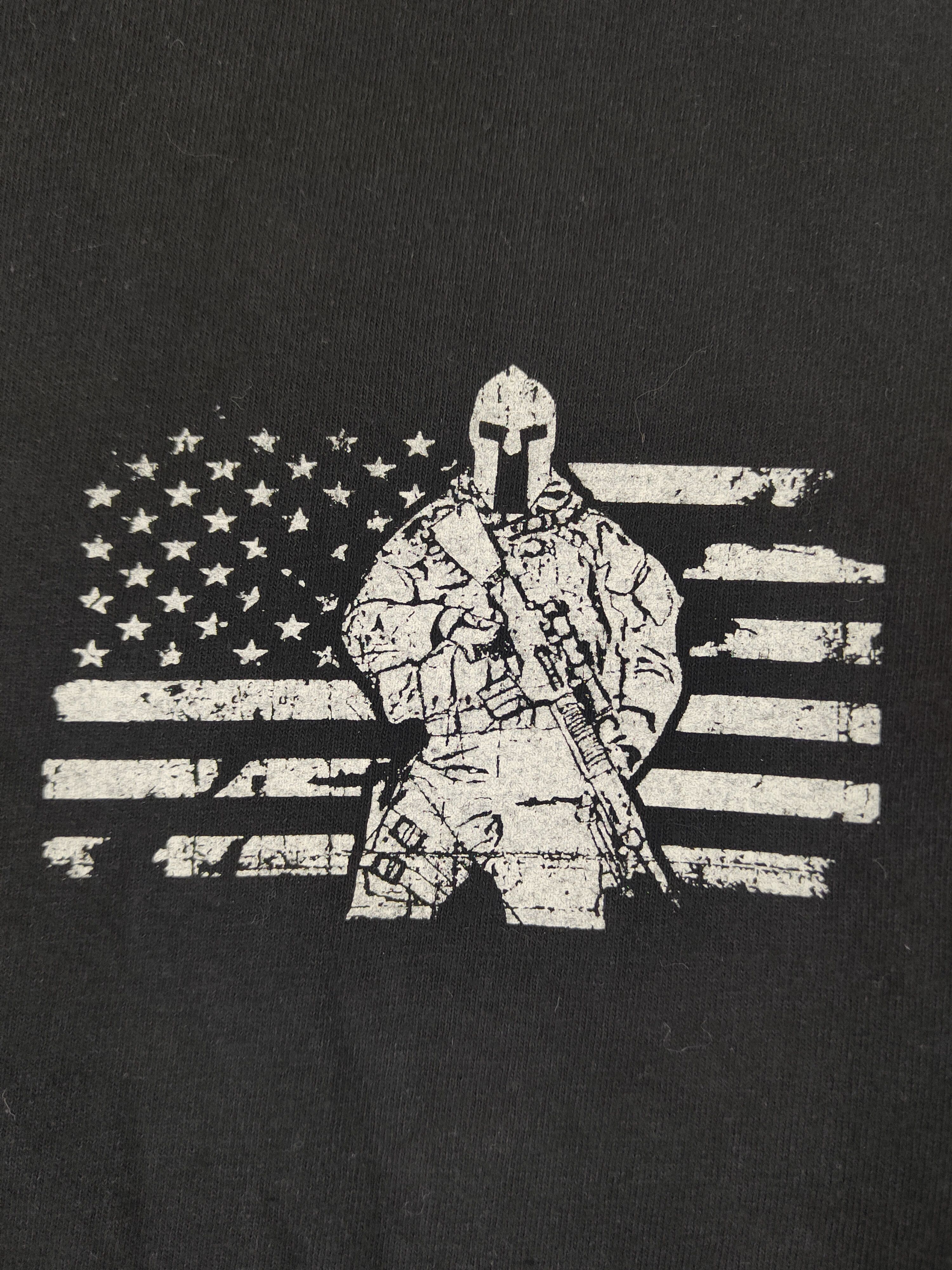 Vintage War usa Black Short Sleeve T-shirt #1804 Size US M / EU 48-50 / 2 - 6 Thumbnail