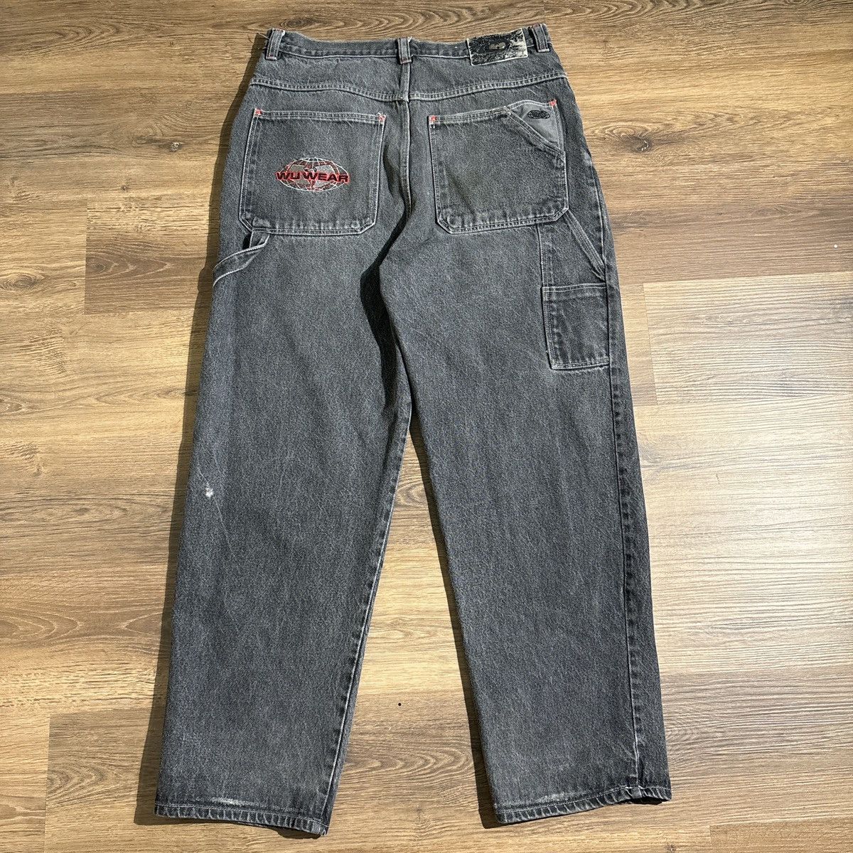 Wu-Tang Clan Vintage Y2K Wu-Wear Baggy Carpenter Jeans Size 34 Size US 34 / EU 50 - 1 Thumbnail
