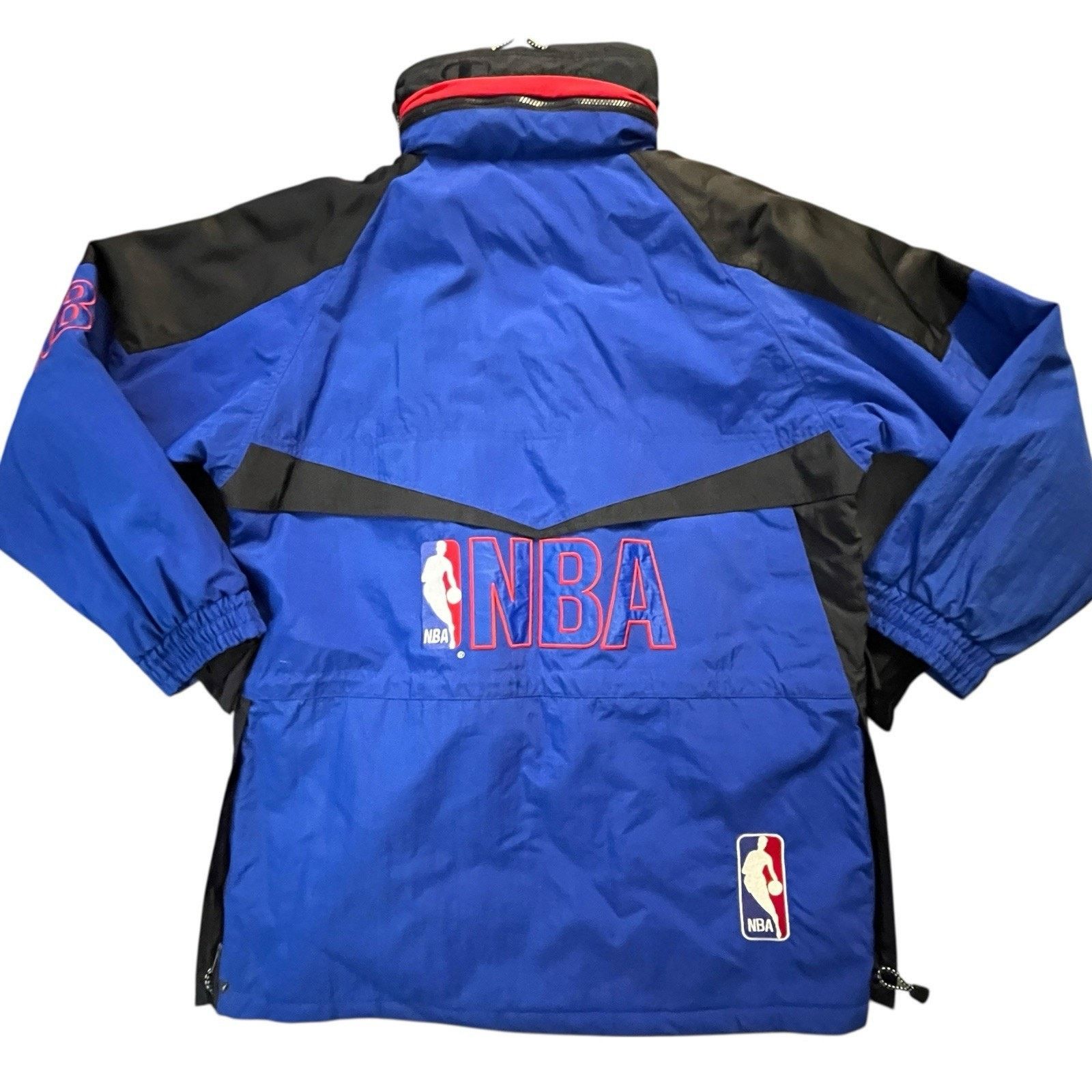 Champion Vintage 90s Champion NBA League Insulated Jacket Hooded XL Size US XL / EU 56 / 4 - 2 Thumbnail