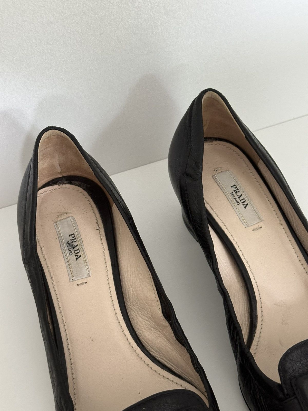 Prada Prada leather pumps heels Size US 7.5 / IT 37.5 - 8 Thumbnail