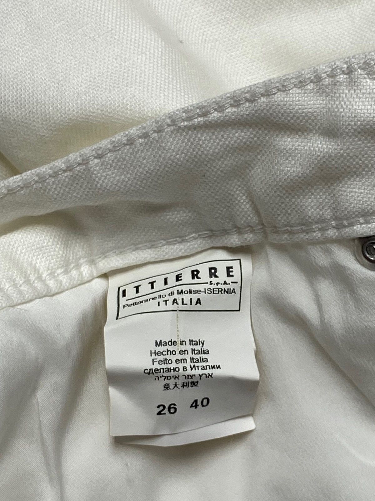 Versace Vintage VERSACE JEANS COUTURE White Denim Jeans Y2K Size US 30 / EU 46 - 9 Thumbnail