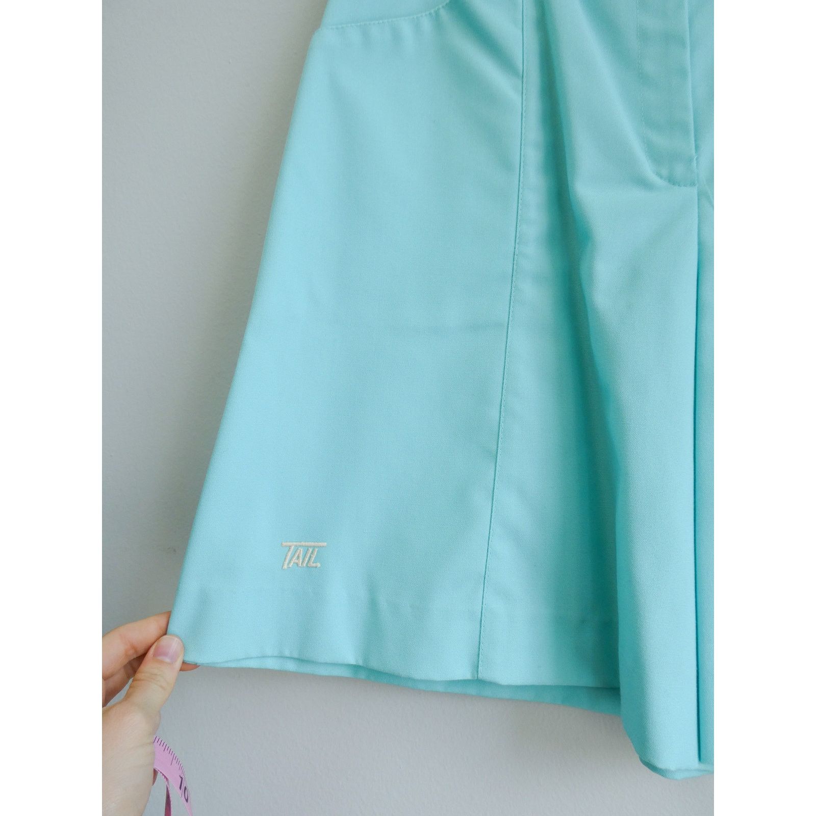 Vintage Vintage High Waisted Teal Shorts Size Small Size 24" / US 00 / IT 34 - 3 Thumbnail