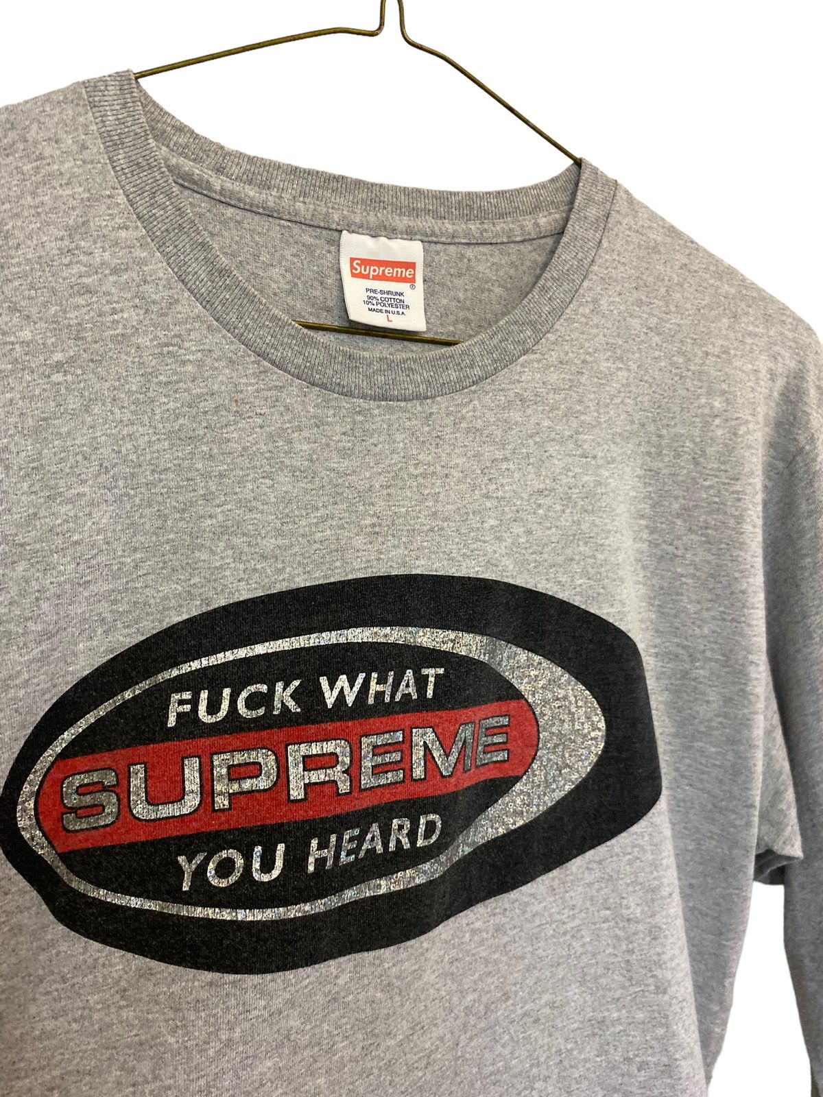 Supreme Supreme "Fuck What You Heard" Long Sleeve T Shirt F/W16 Size US L / EU 52-54 / 3 - 3 Thumbnail