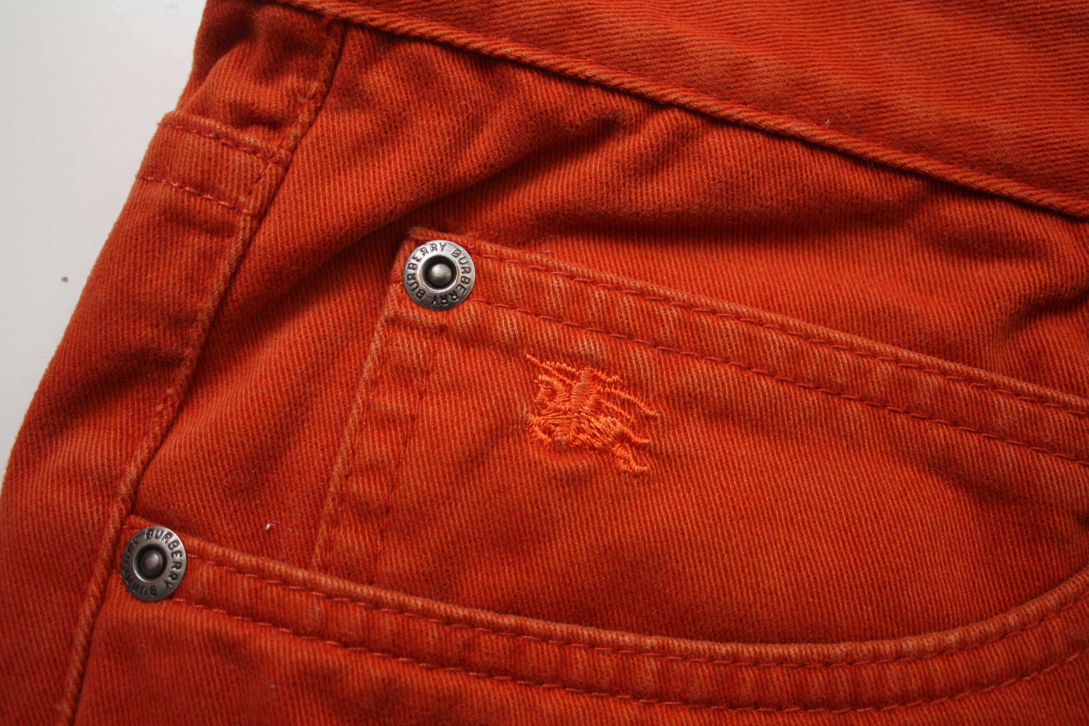Burberry Burberry Orange Vintage Casual Pants 48 Made In Spain Size US 32 / EU 48 - 4 Thumbnail