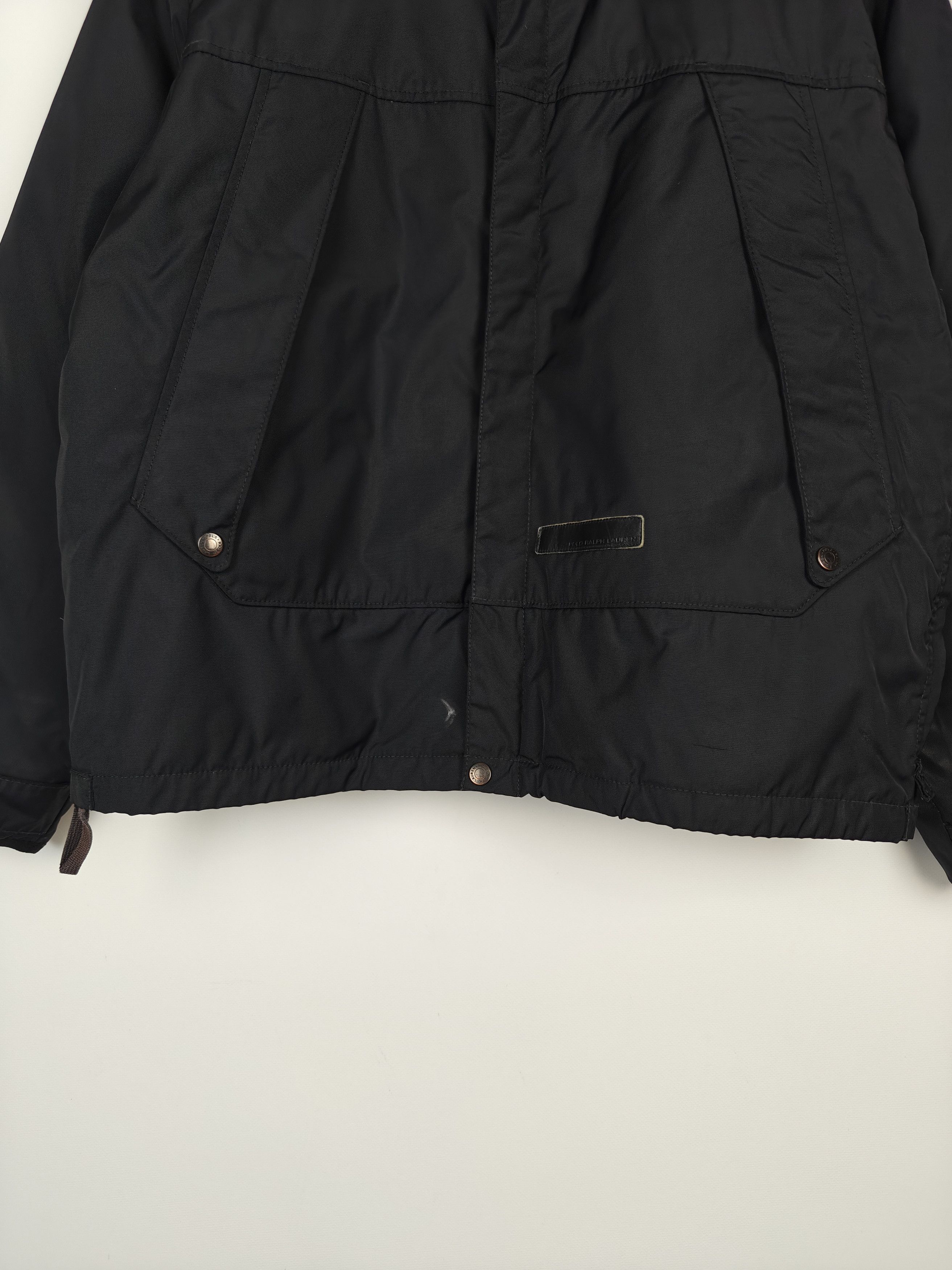 Polo Ralph Lauren Polo Ralph Lauren VTG Puffer Jacket Hooded Black size L Size US L / EU 52-54 / 3 - 3 Thumbnail