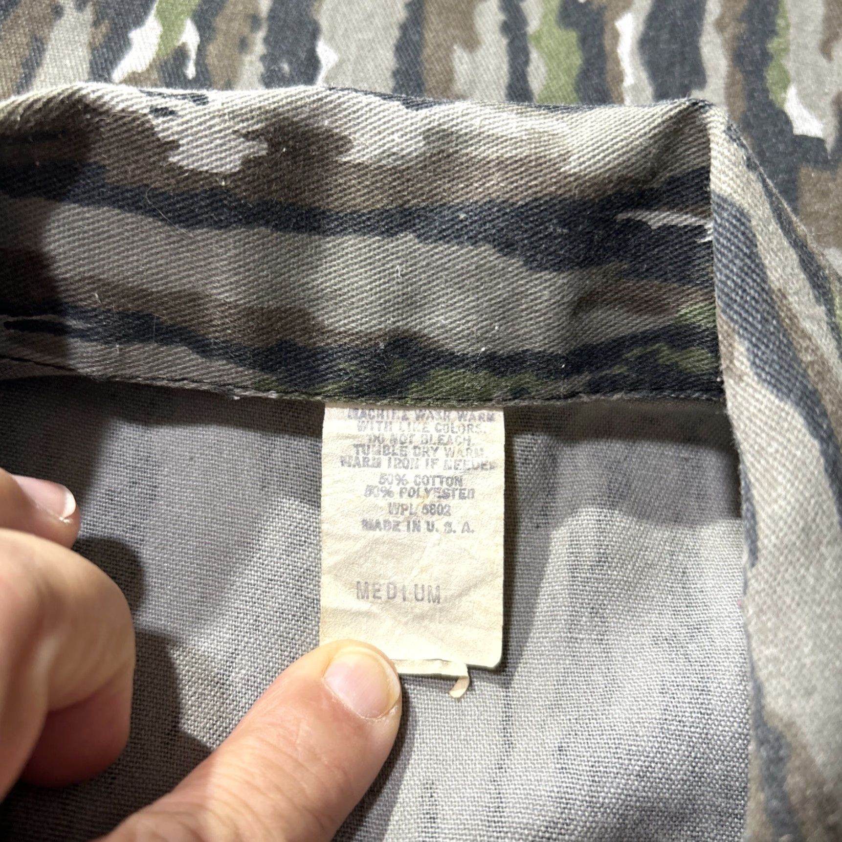 Realtree VINTAGE Liberty Realtree OG Camo Hunting Shirt Button Jacket 80s USA Made Medium Mens Size US M / EU 48-50 / 2 - 7 Thumbnail