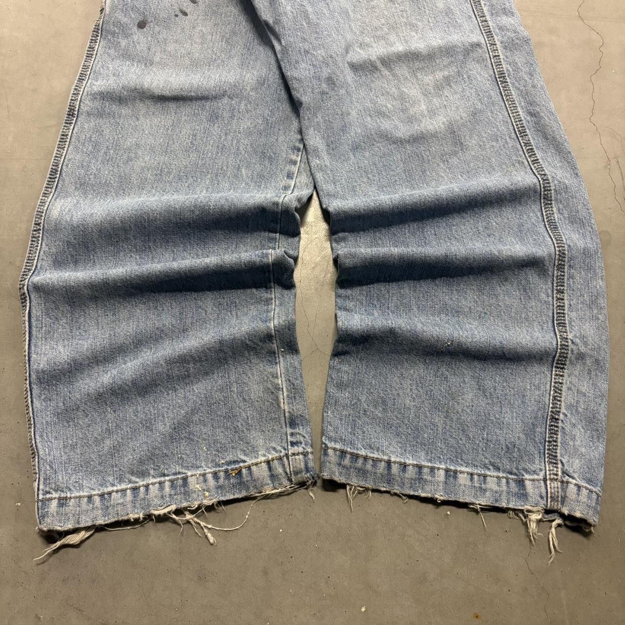 Levi's Crazy Vintage Y2K 2000s Baggy Levis Carpenter Medium Wash Workwear Grunge Denim Jeans! Size US 32 / EU 48 - 3 Thumbnail