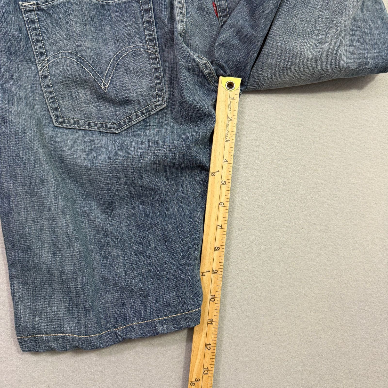 Levi's Vintage Levis 511 Jean Shorts Mens 33 Blue 11" Inseam Skinny Size US 33 - 11 Thumbnail