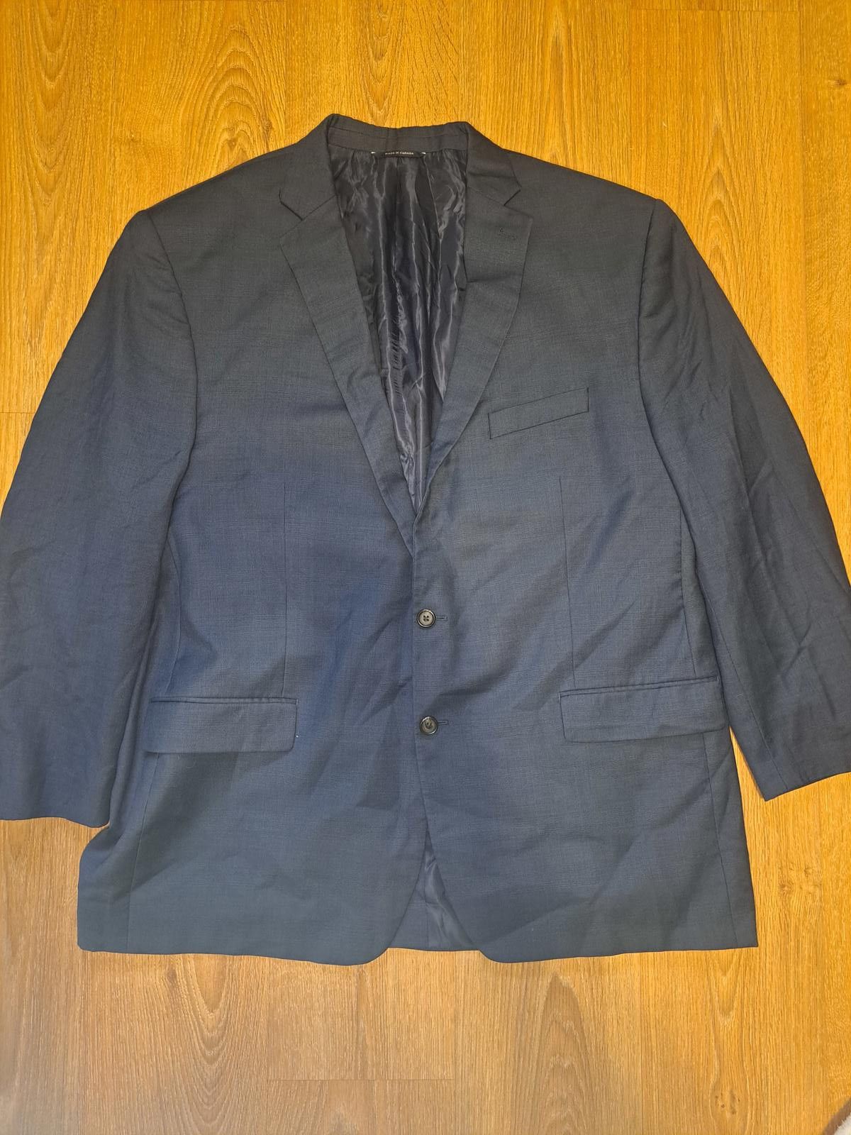 Polo Ralph Lauren Ralph Lauren Sport Coat Mens 52L Navy Blue Glen Plaid Wool Size 52L - 1 Thumbnail