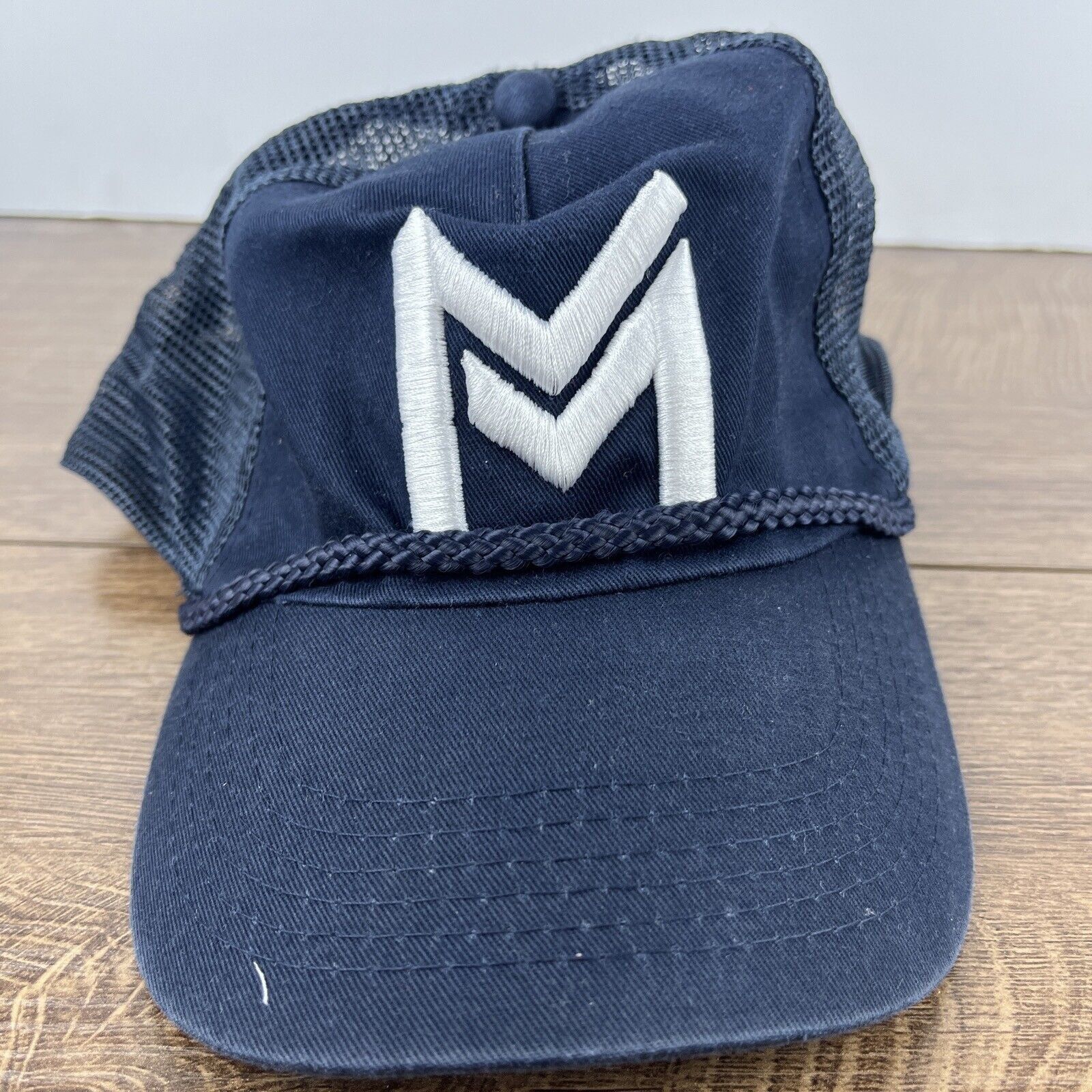 Other MM Hat Blue Hat Adjustable Adult Size Hat Cap Size ONE SIZE - 4 Thumbnail