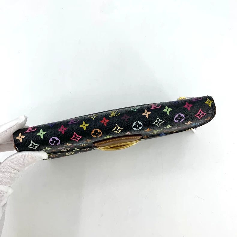 Louis Vuitton Louis Vuitton Black Tri-Color Gold Buckle Wallet Size ONE SIZE - 3 Thumbnail