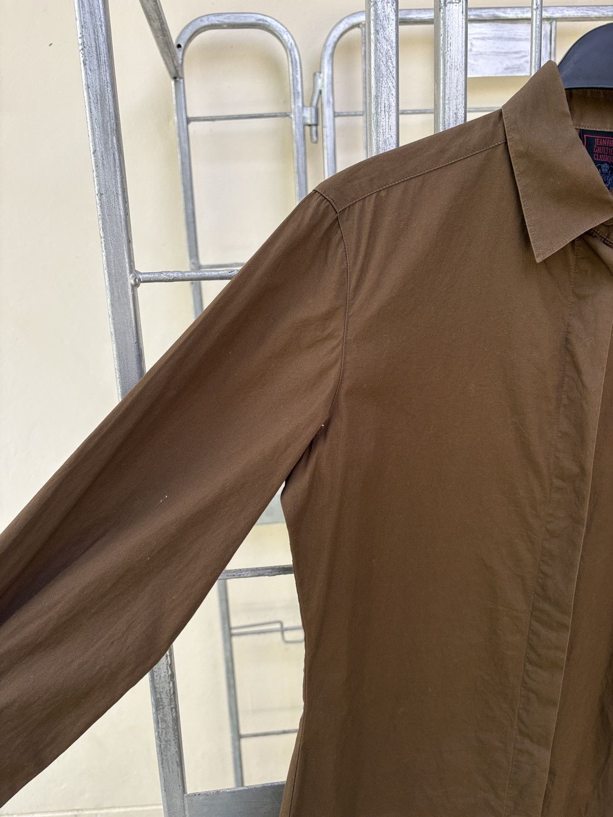 Jean Paul Gaultier Jean Paul Gaultier JPG brown lady shirt Size M / US 6-8 / IT 42-44 - 8 Thumbnail