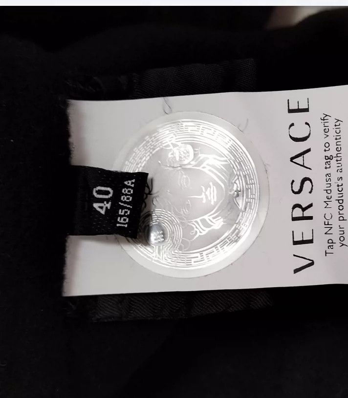 Versace Versace Women's autumn-winter mid-length reversible woolen Size L / US 10 / IT 46 - 7 Thumbnail