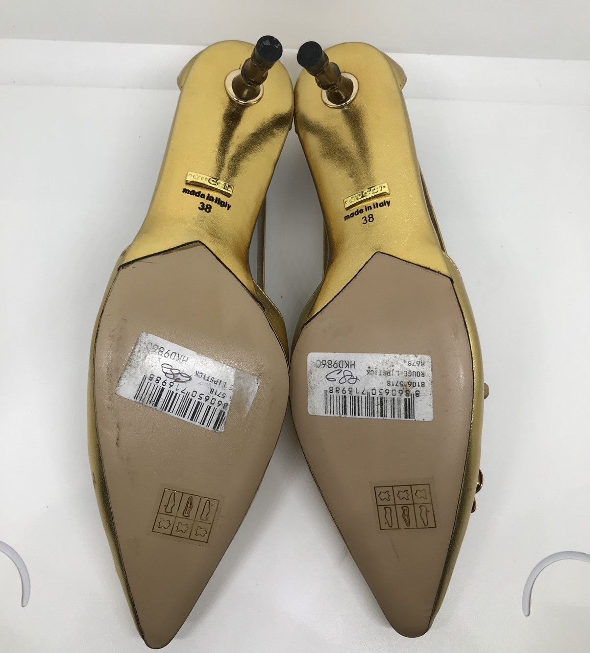 Gucci Gucci GG Crystal Bamboo Unia Heels Size US 8 / IT 38 - 6 Thumbnail