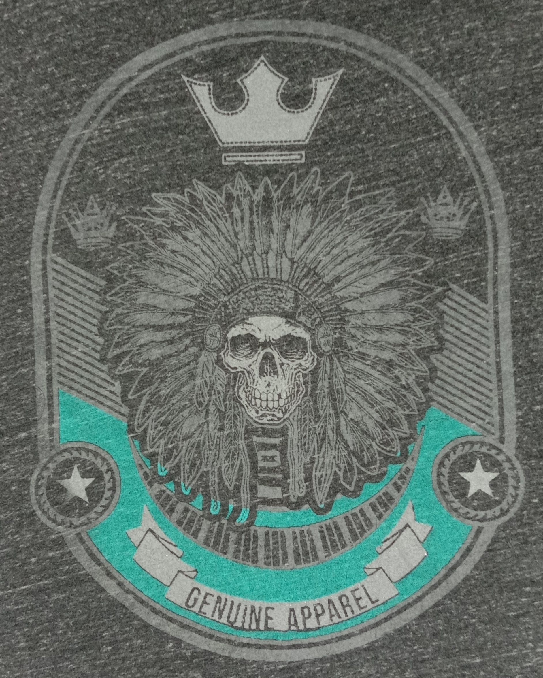 Helix Vintage Helix Skull Graphic Genuine Apparel T Shirt Size US XL / EU 56 / 4 - 2 Thumbnail