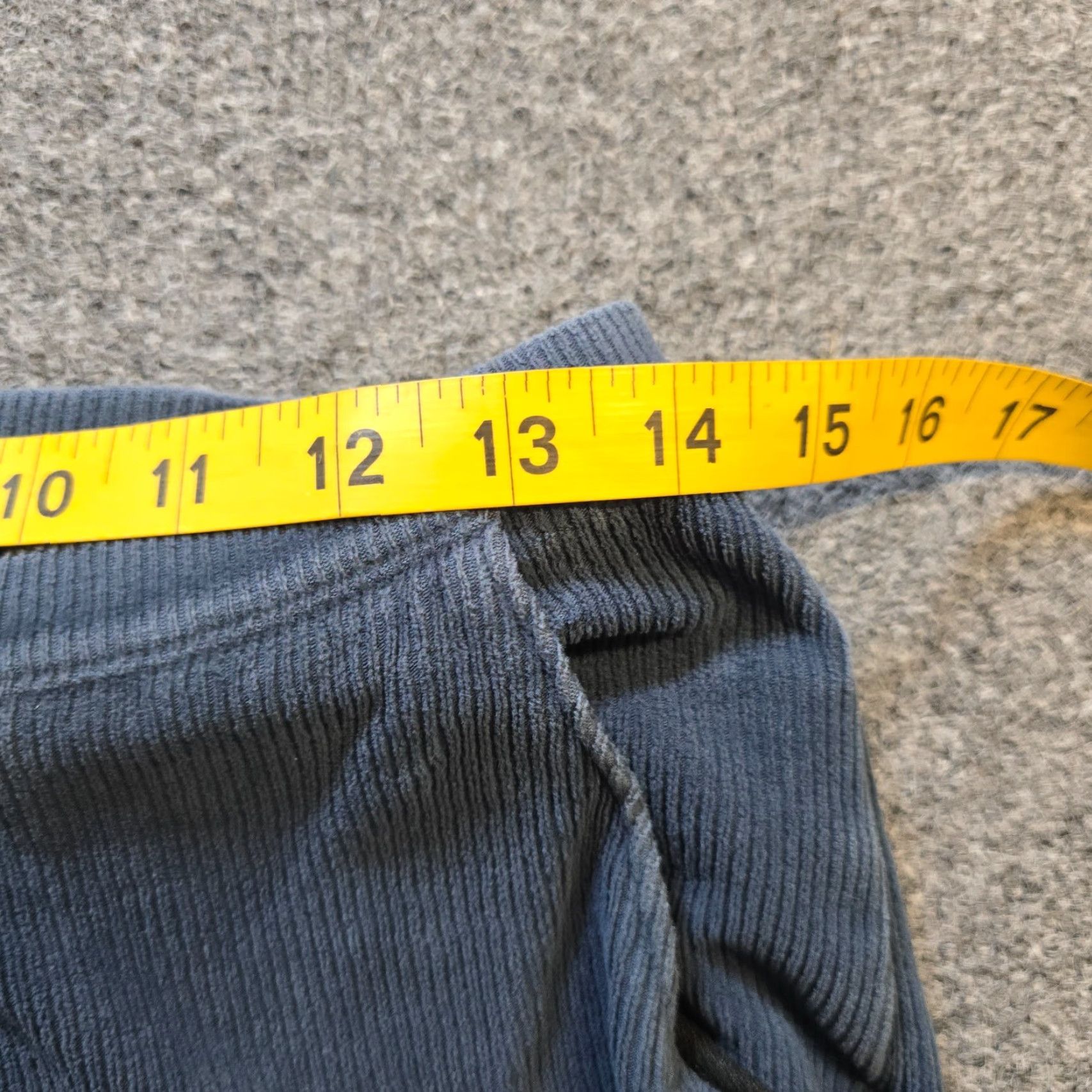 Vintage VINTAGE? (No) LL Bean Pants Womens Medium Blue Perfect Knit Corduroy High Rise Casual Size 32" / US 10 / IT 46 - 5 Thumbnail