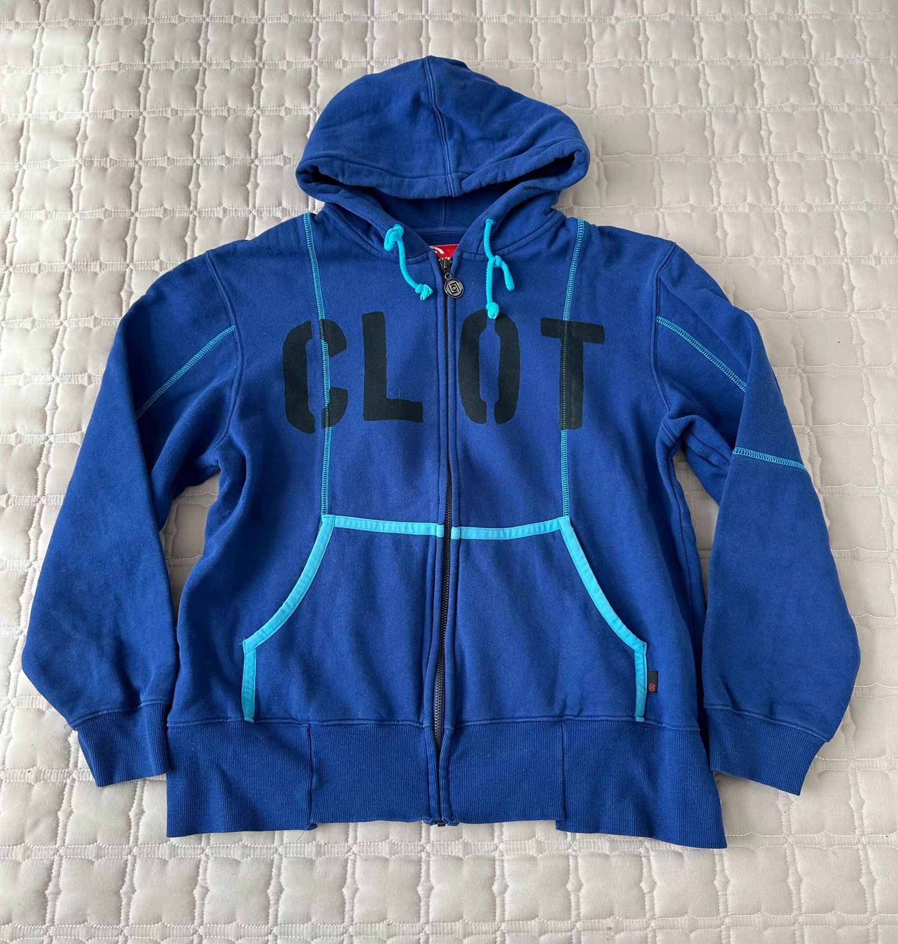 CLOT Edison Chen Early C.S.A Fleece Hooded Sweatshirt