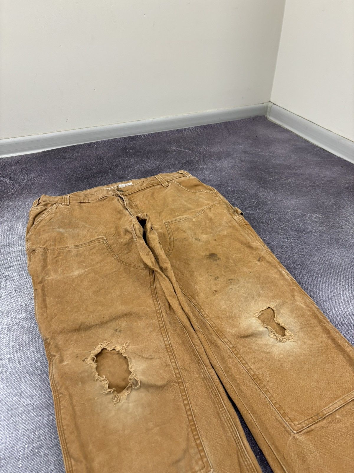 Carhartt Vintage Carhartt Double Knee USA Carpenter Hype Baggy Pants Size US 36 / EU 52 - 11 Thumbnail