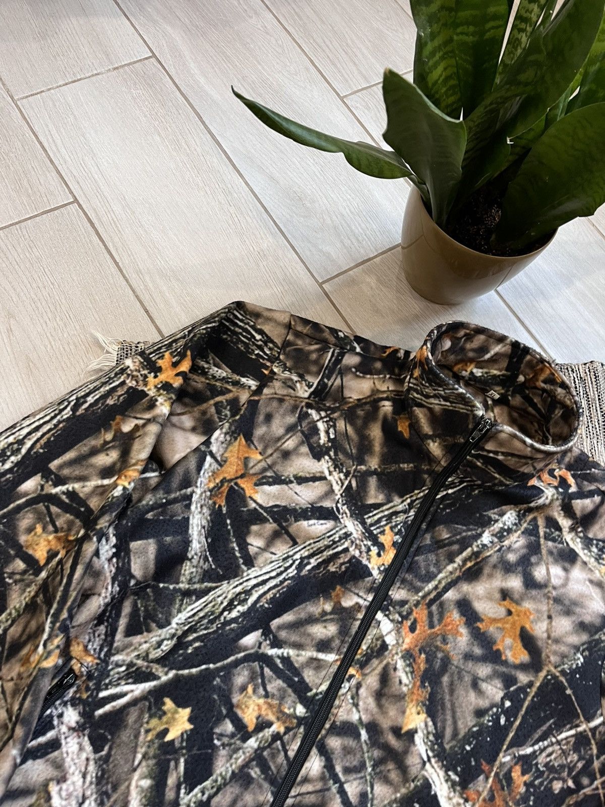 Realtree × Vintage Vintage RealTree Fleece sweatshirt workwear Jacket hype Size US XL / EU 56 / 4 - 5 Thumbnail