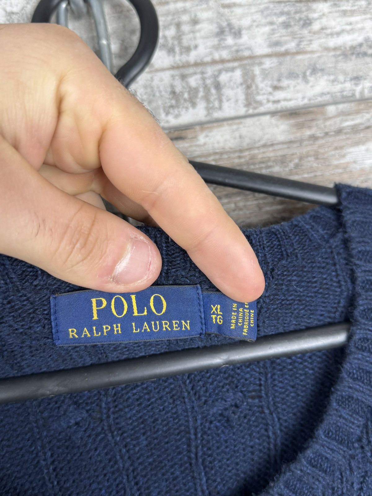 Polo Ralph Lauren Mens Vintage Polo Ralph Lauren sweater knitwear sweatshirt Size US XL / EU 56 / 4 - 5 Thumbnail