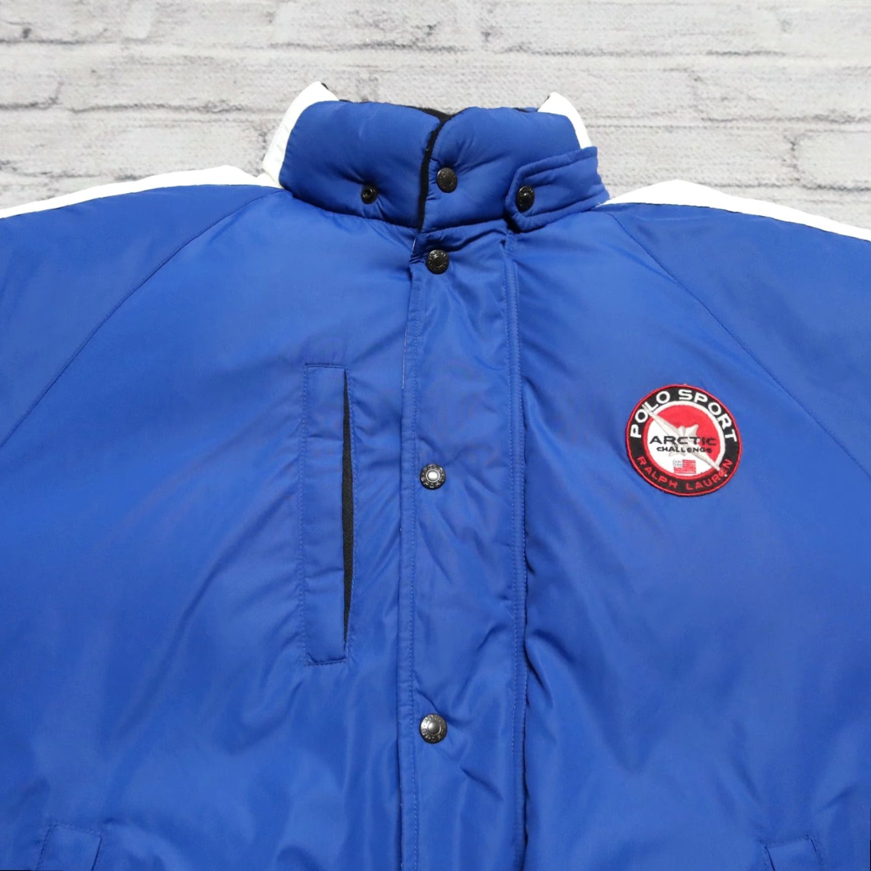 Polo Ralph Lauren VINTAGE Polo Sport Ralph Lauren Arctic Challenge Quilted Down Puffer Jacket 90s Blues Mens Large Size US L / EU 52-54 / 3 - 2 Thumbnail