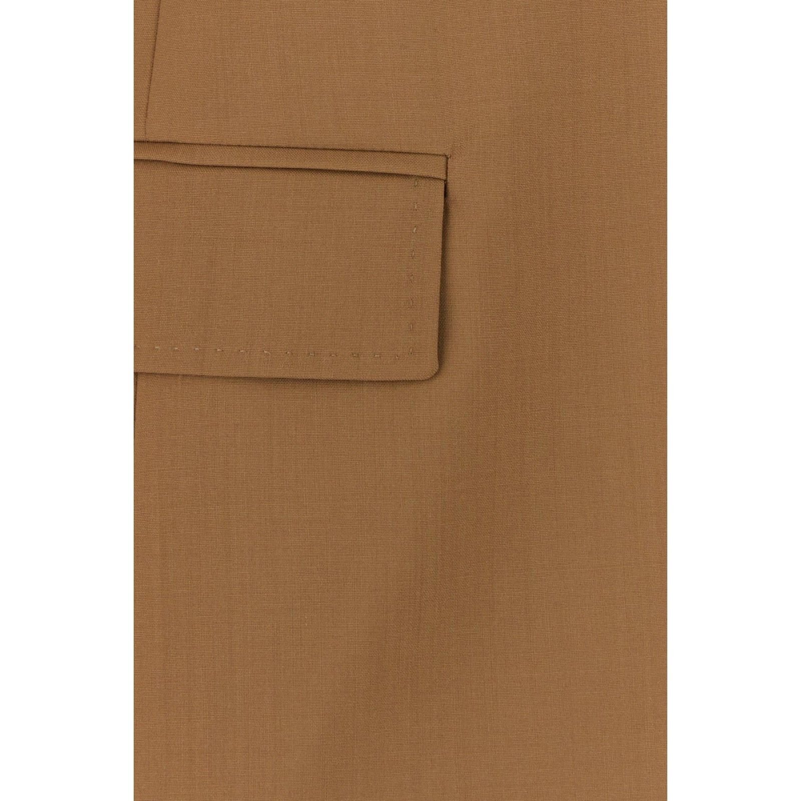 Max Mara MAX MARA Nice Brown Wool Blend Blazer New & Authentic (Women Size M / US 6-8 / IT 42-44 - 3 Thumbnail