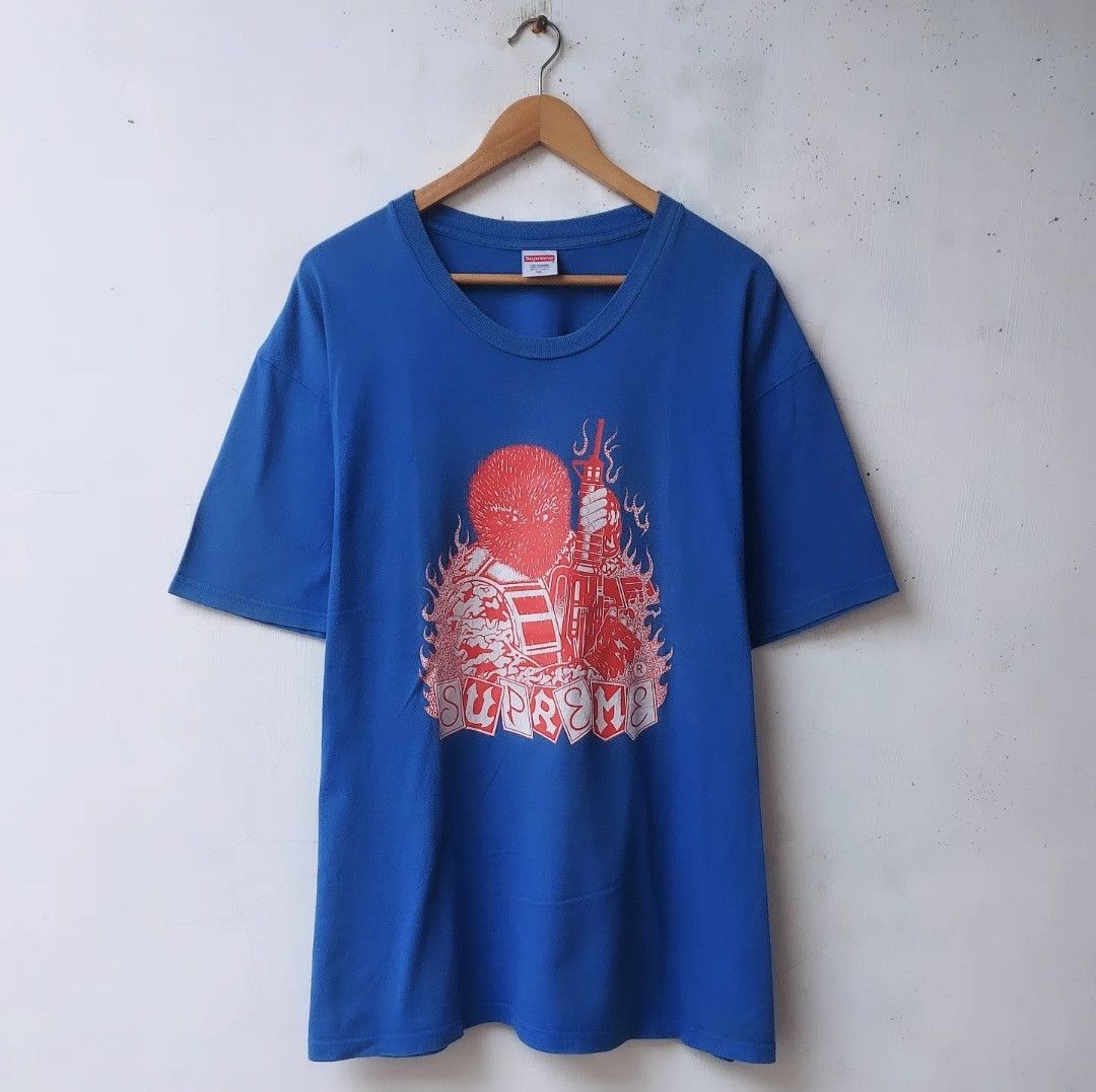 Supreme FW19 SUPREME MERCENARY ROYAL BLUE TSHIRT Size US XL / EU 56 / 4 - 1 Thumbnail