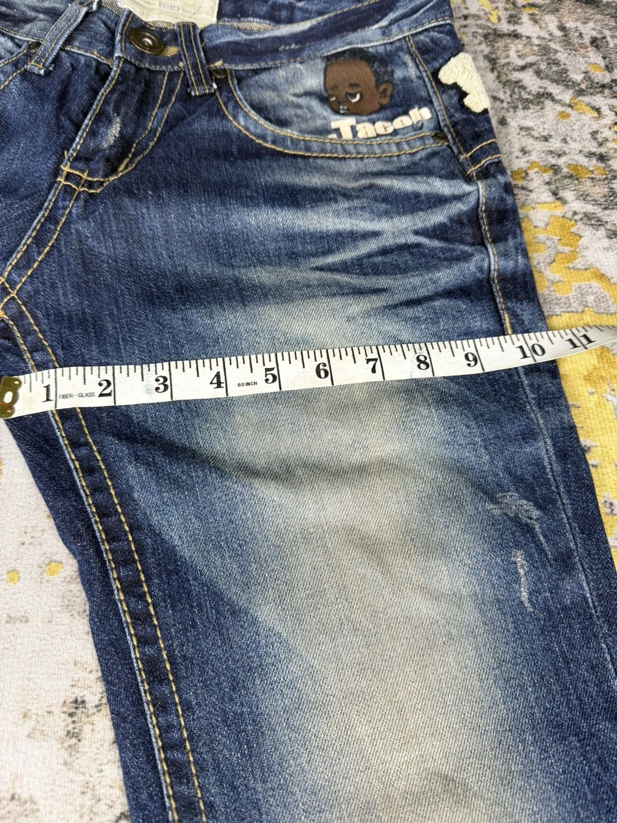 Le Grande Bleu (L.G.B.) Rare Lolita x Yoshitomo Nara Little Boy Jeans Size US 30 / EU 46 - 9 Thumbnail