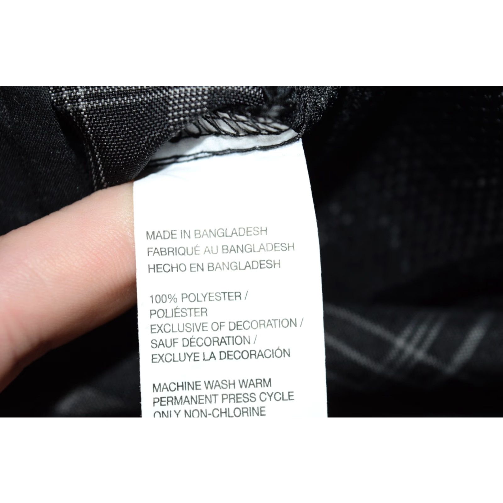 Izod VINTAGE IZOD Men's Golf Shorts Casual Athletic Plaid Black 30" UPF-50 Flex Swing Woven Size US 30 / EU 46 - 3 Thumbnail