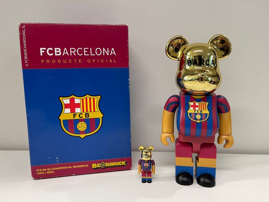 new goods 2018 BE@RBRICK FC BARCELONA 100% & 400% MEDICOM TOY