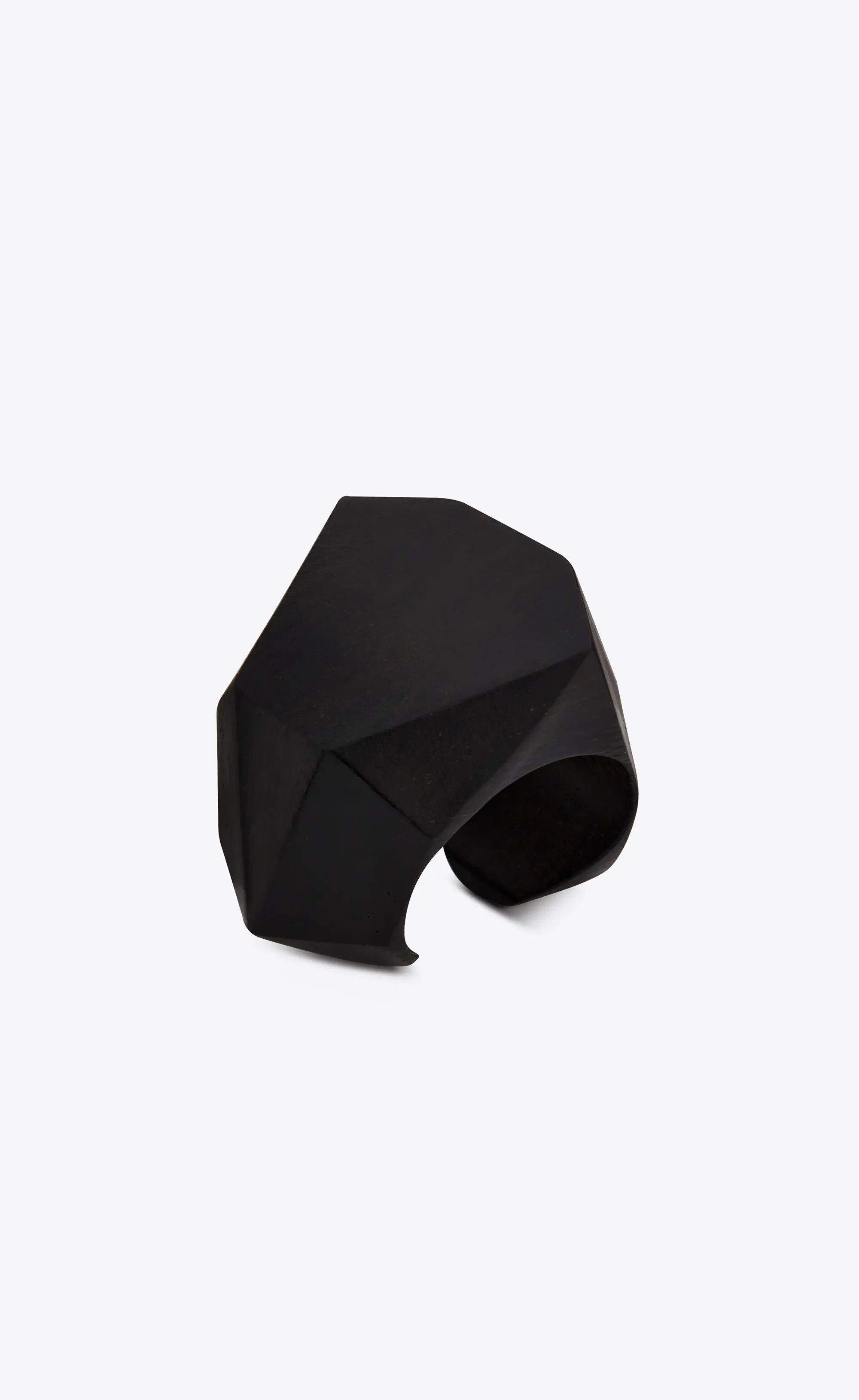 Saint Laurent Paris o1bcso1str0226 Size:S/Pyramid Cuff In Bamboo in Black Size ONE SIZE - 1 Thumbnail