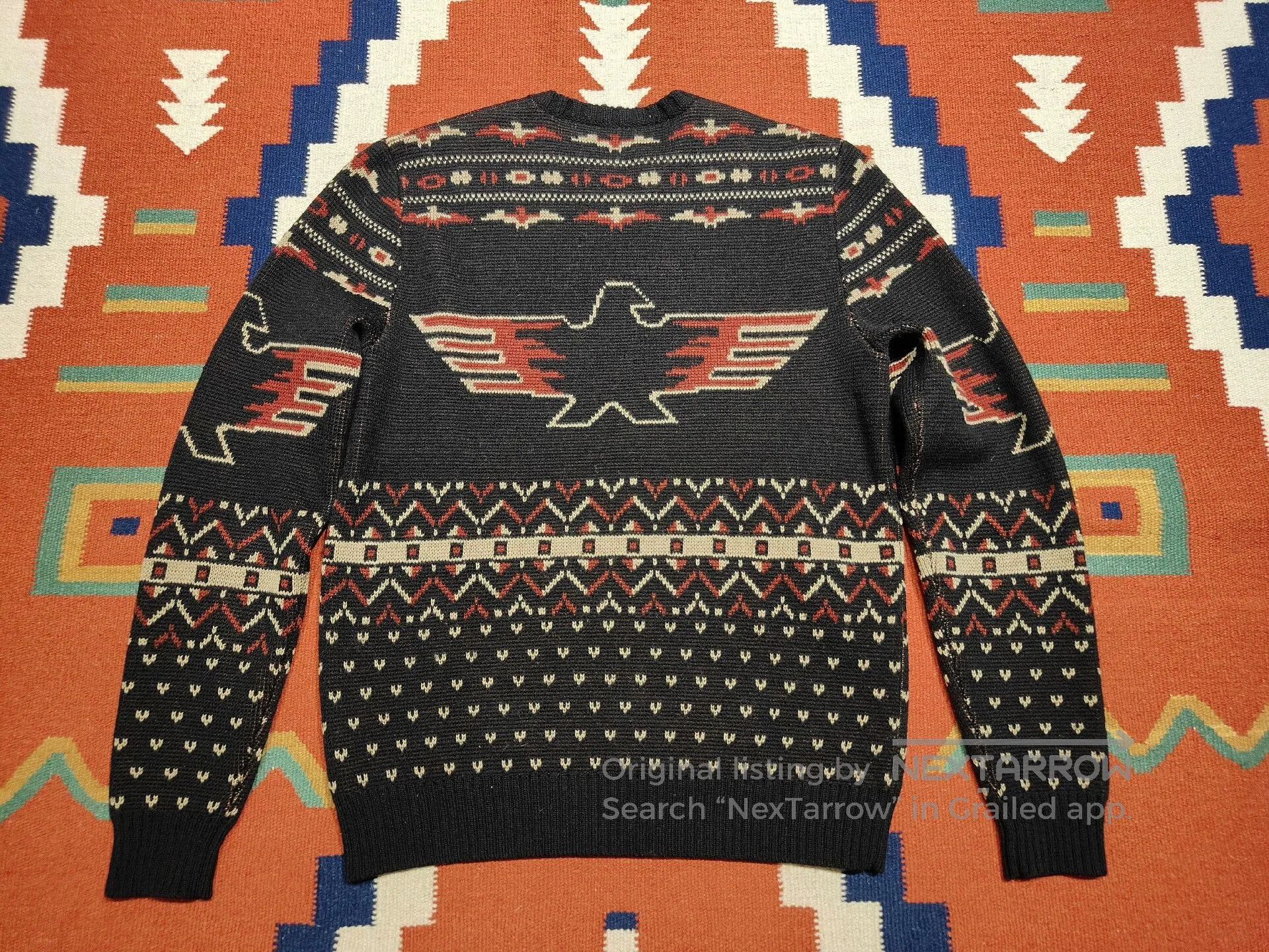 RRL Ralph Lauren RRL Navajo Thunderbird Wool Sweater. Size US S / EU 44-46 / 1 - 5 Thumbnail