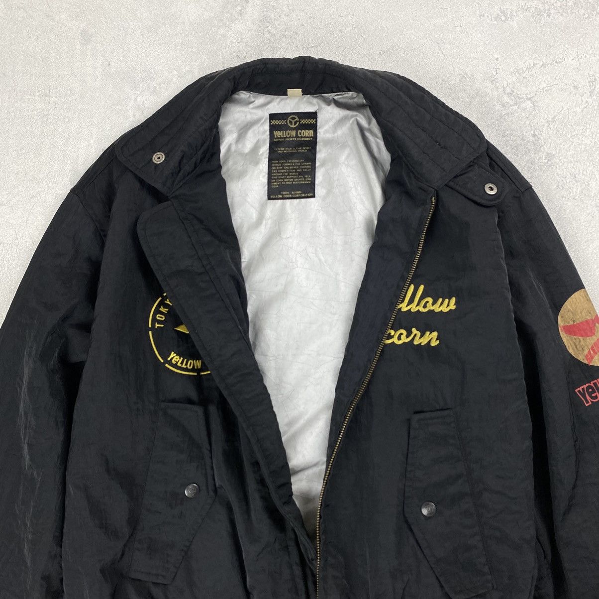 YELLOW CORN Vintage Yellow Corn Racing Bomber Jacket Size US M / EU 48-50 / 2 - 10 Thumbnail