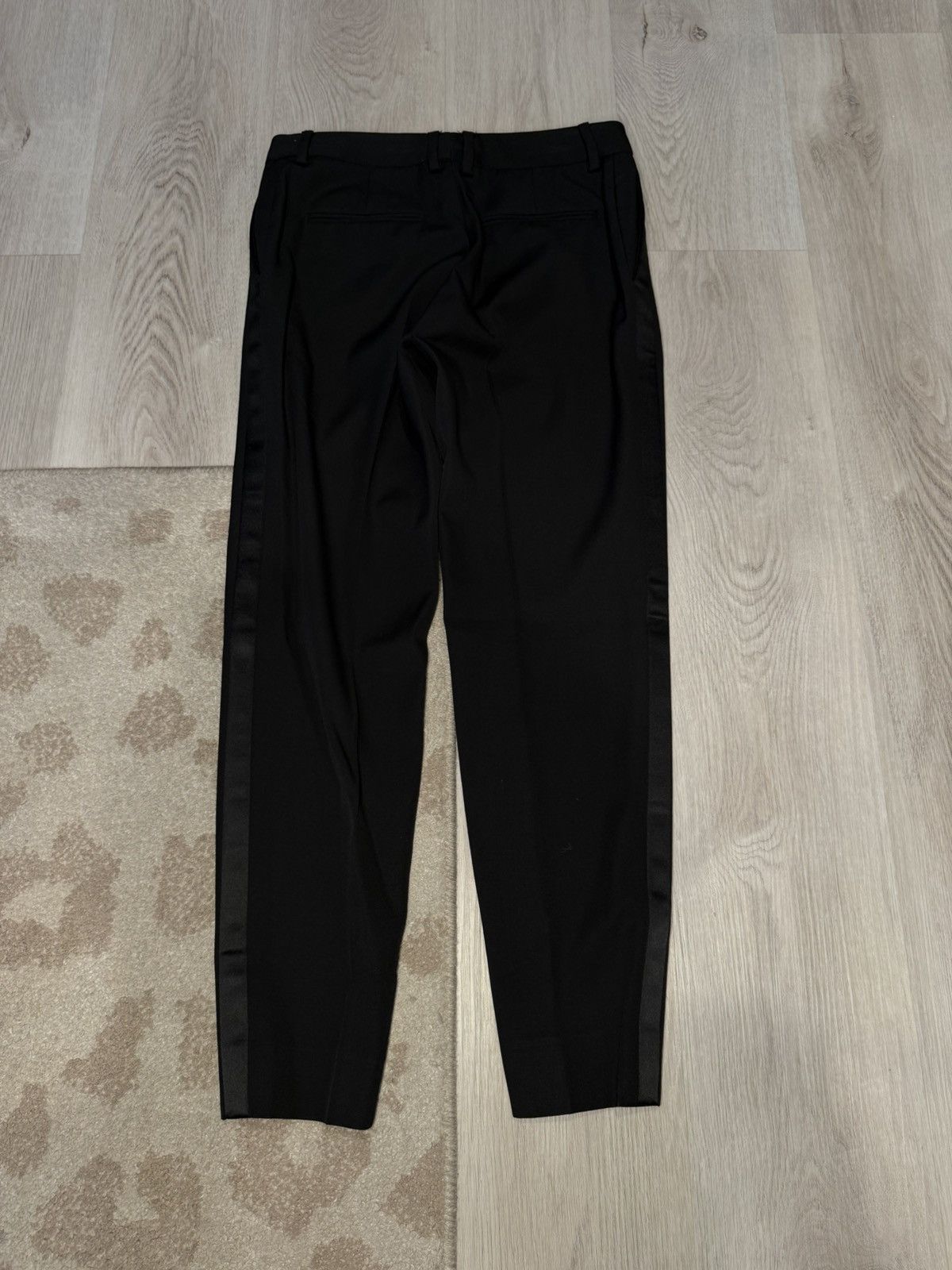 Saint Laurent Paris s/s 2019 silk side seam wool pants!! Size US 28 / EU 44 - 4 Thumbnail
