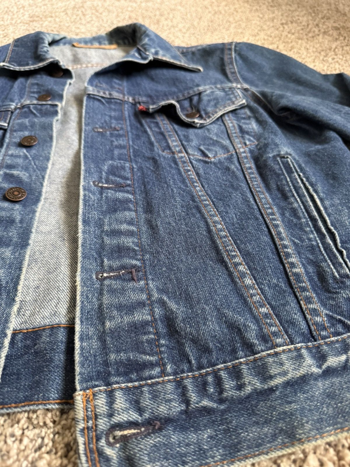 Levi's × Levi's Vintage Clothing × Vintage Vintage Levi's Denim Trucker Jacket Size US S / EU 44-46 / 1 - 3 Thumbnail