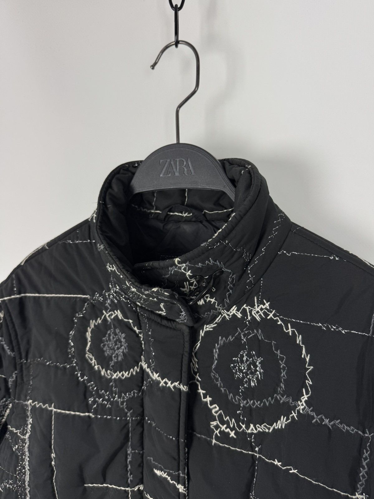 Fay Fay Embroidered Quilted Jacket Size L / US 10 / IT 46 - 5 Thumbnail