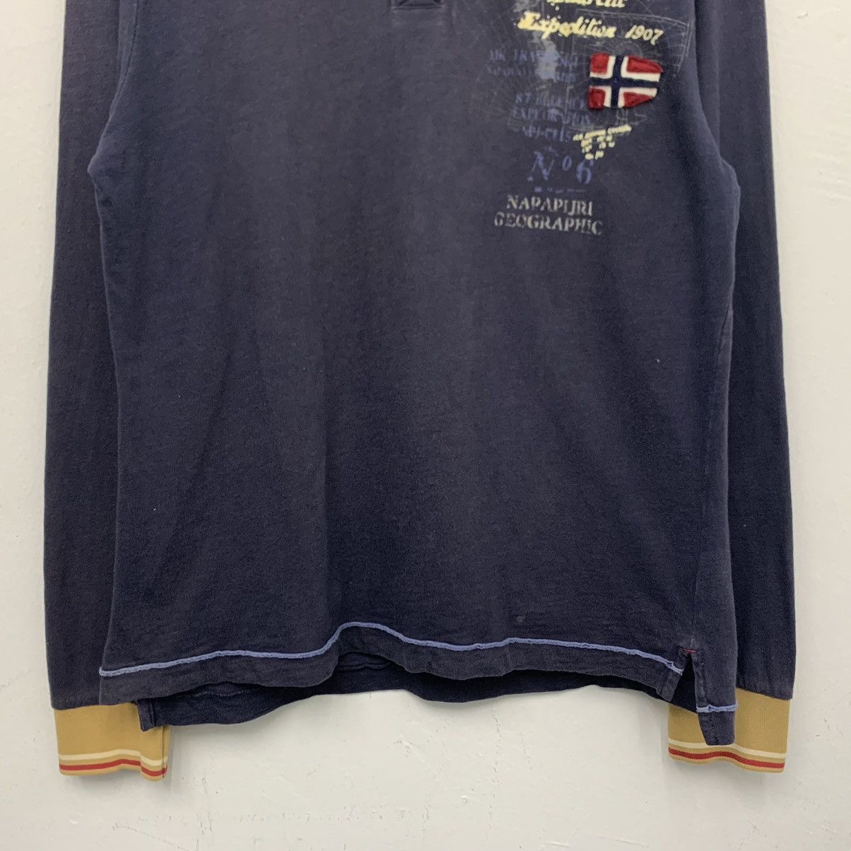 Napapijri Napapijri Geographic Long Sleeve Polo Shirt Size US M / EU 48-50 / 2 - 4 Thumbnail