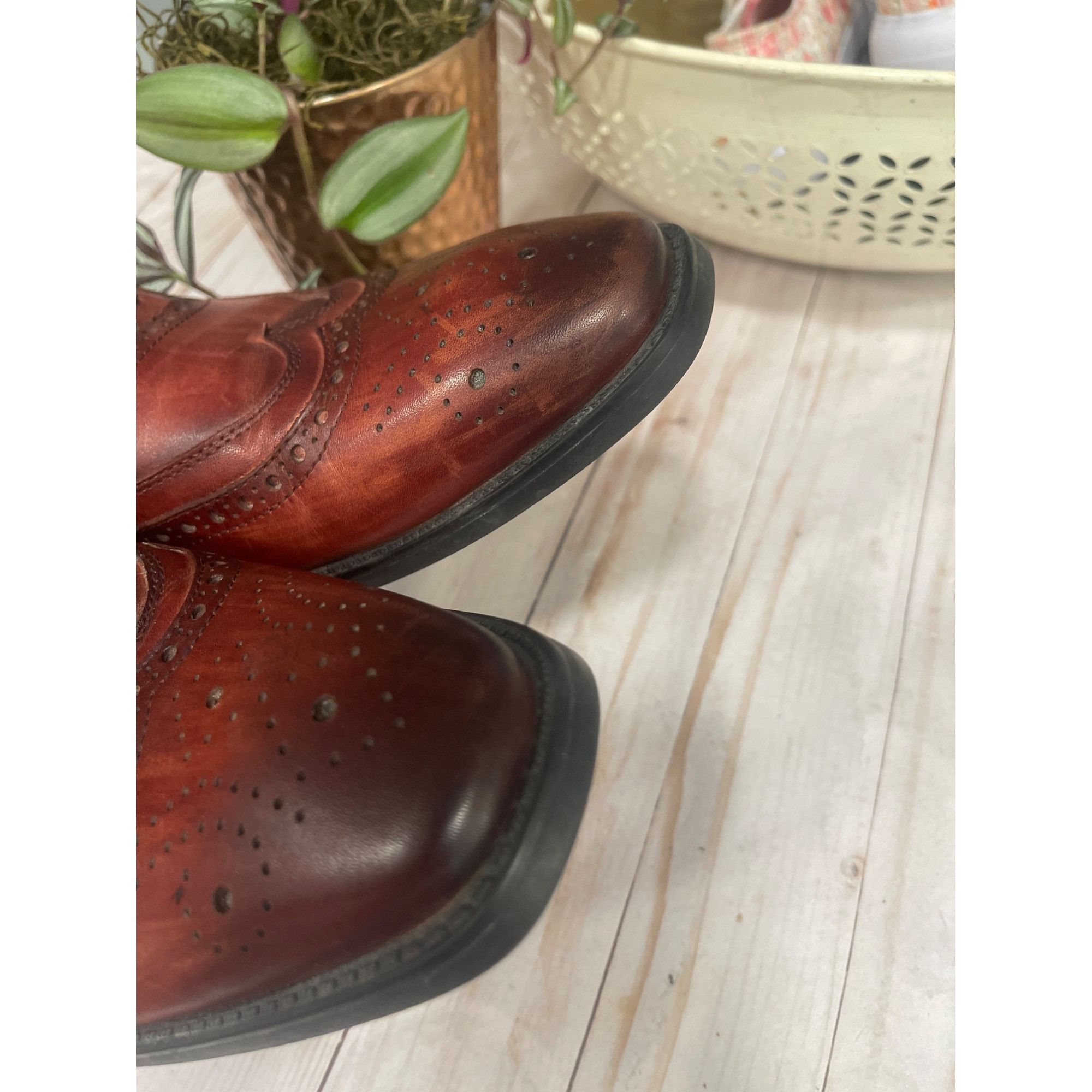 Other Jump New York Leather Oxford Wingtip Sz 10 Size US 10 / EU 43 - 4 Thumbnail