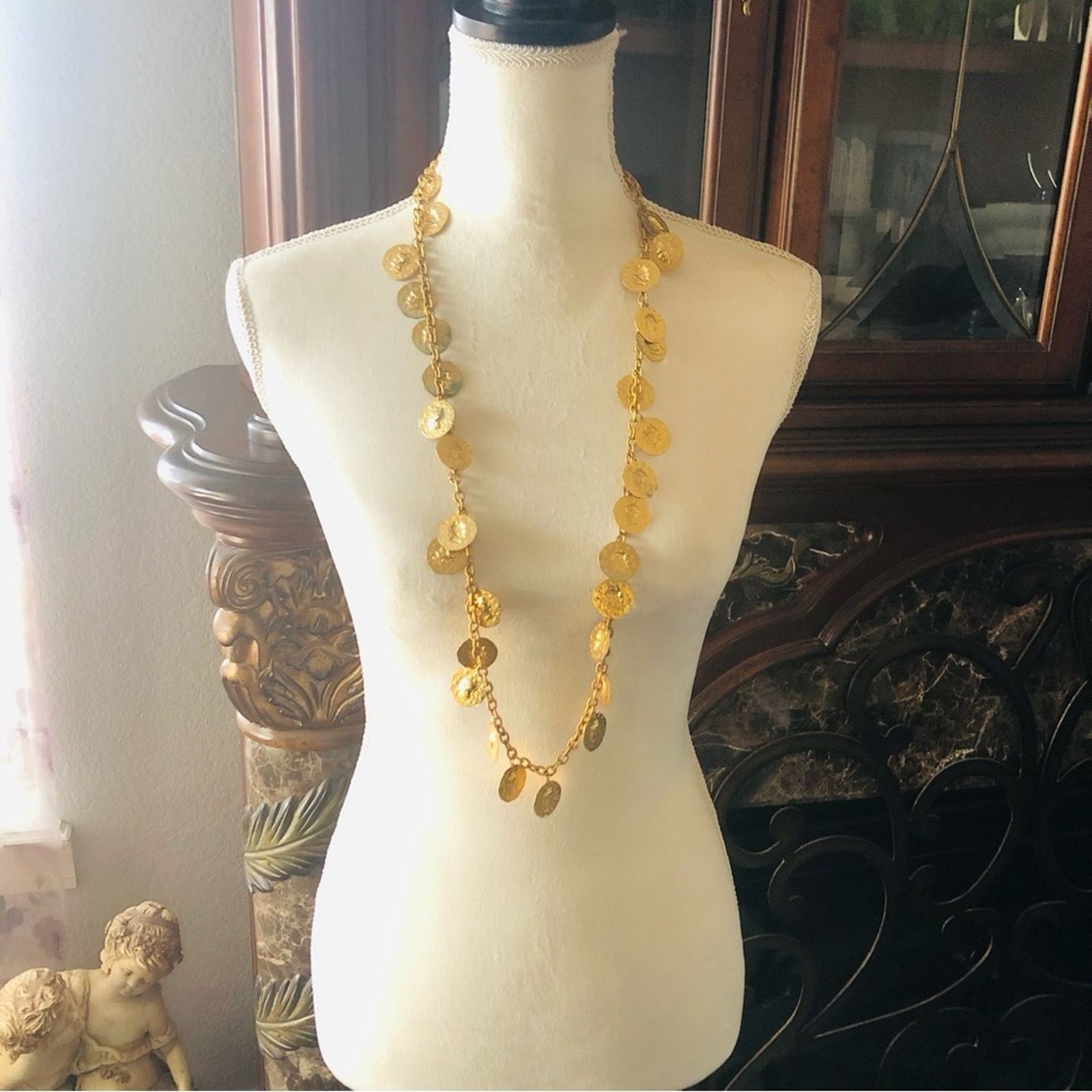 Vintage Vintage Spanish faux coin chain link necklace Size ONE SIZE - 5 Thumbnail