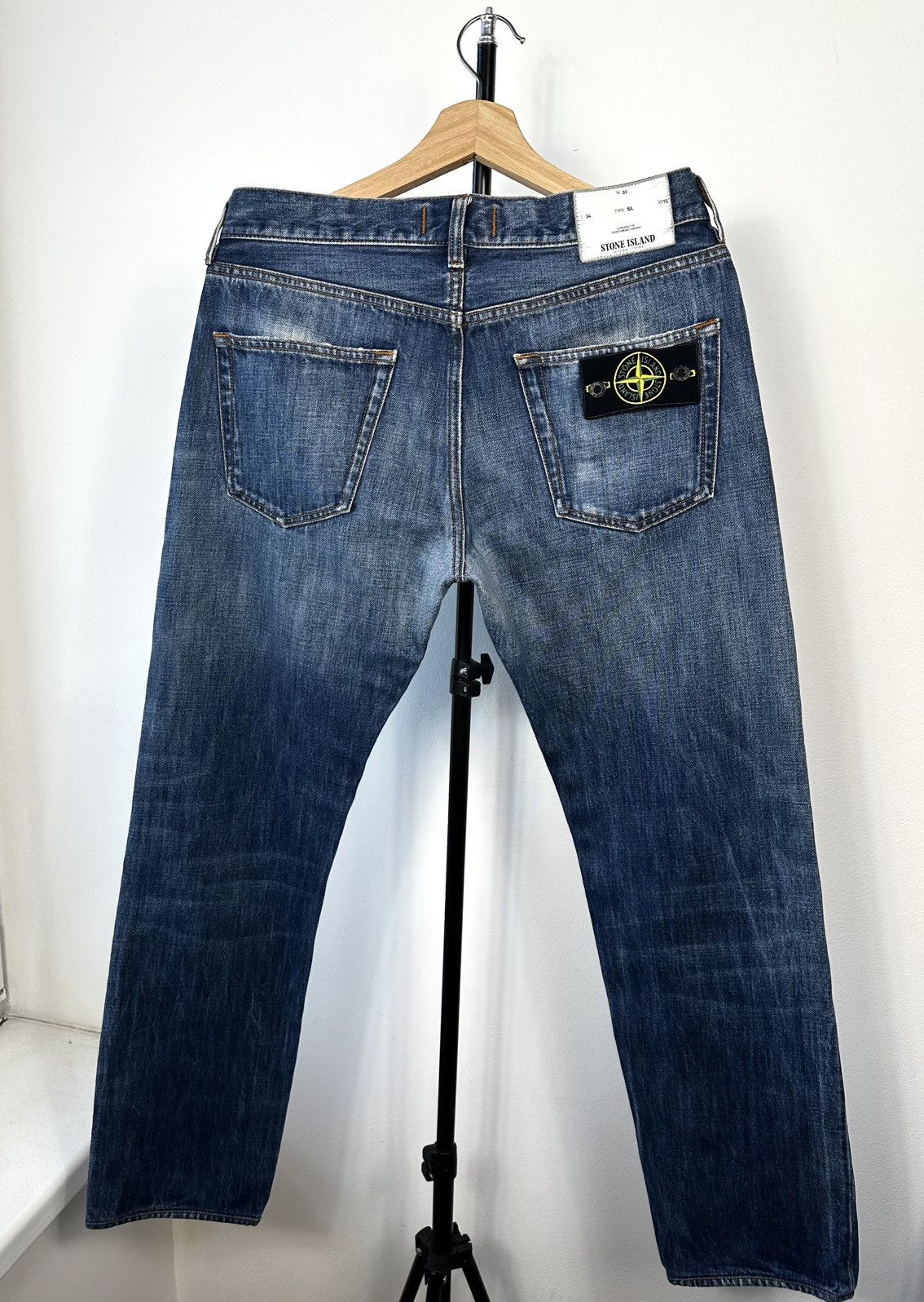 Stone Island Stone Island Distressed Denim Jeans TYPE SL W31 L34 Size US 31 - 1 Thumbnail