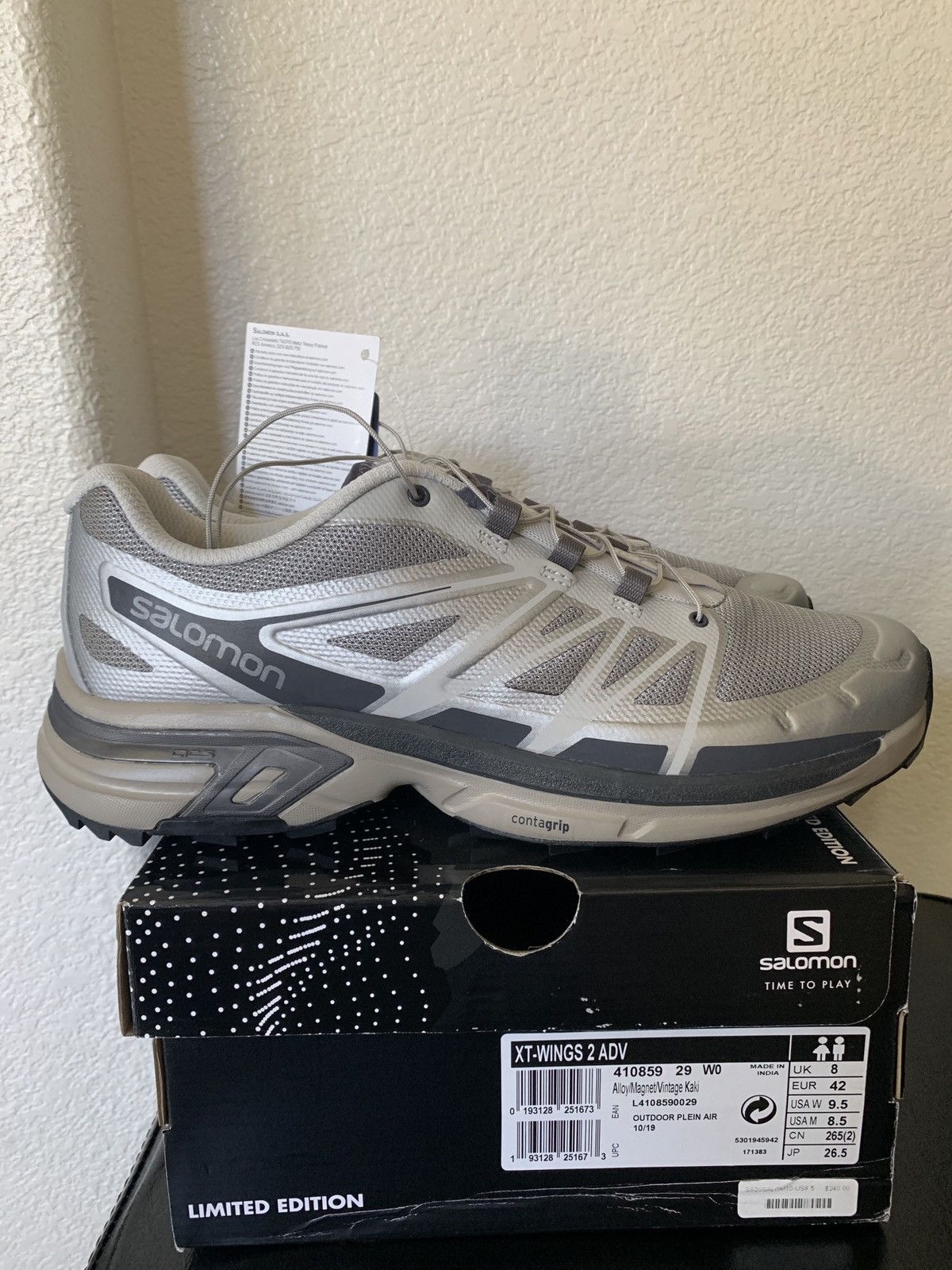 Salomon Salomon SS20 XT-Wings 2 ADV Size US 8.5 / EU 41-42 - 2 Thumbnail