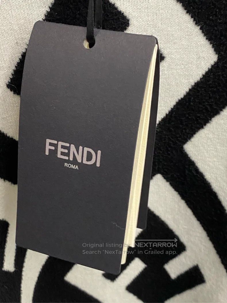 Fendi Fendi Black and white full print turtleneck sweater Size M / US 6-8 / IT 42-44 - 7 Thumbnail