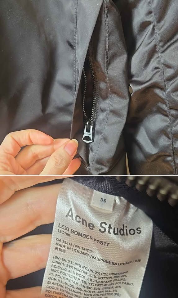 Acne Studios Acne Studios Lexi Bomber Size XS / US 0-2 / IT 36-38 - 3 Thumbnail