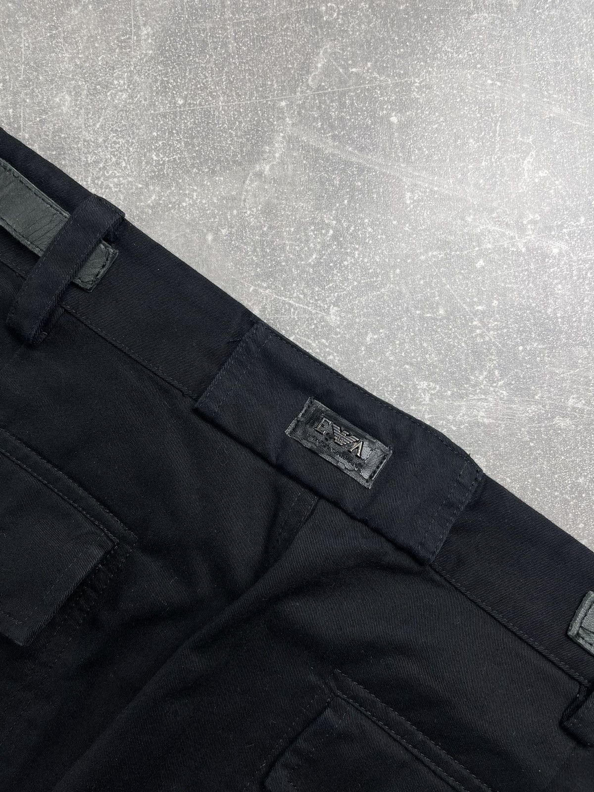 Emporio Armani Emporio Armani Technical Cargo Pants Black Size 50 Size US 34 / EU 50 - 4 Thumbnail