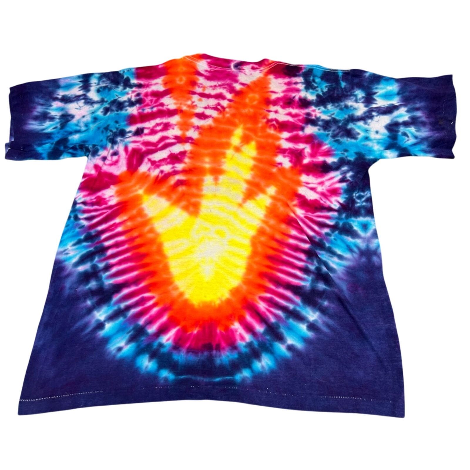 Band Tees Vintage GRATEFUL DEAD 1987 Frog Tie Dye Shirt - RARE CLEAN! Size US L / EU 52-54 / 3 - 2 Thumbnail