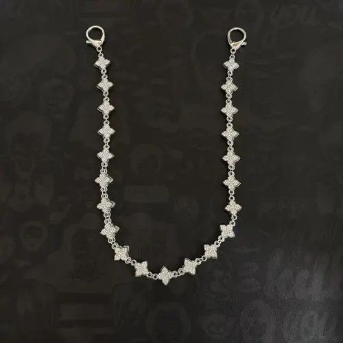 Jewelry Silver Men's Chain Accessory with Clasp, Stylish Chain Size ONE SIZE - 3 Thumbnail